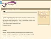 Tablet Screenshot of getkola.com